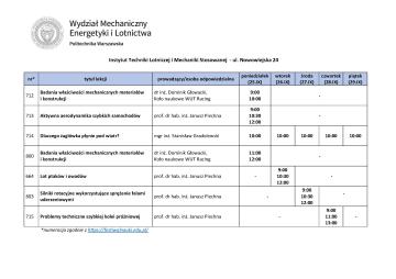 Lekcje festiwalowe